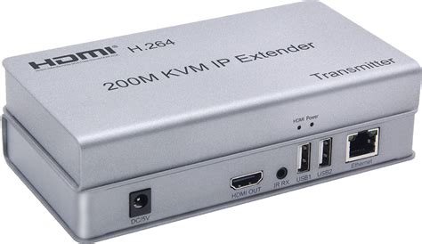200M HDMI KVM IP Extender Over IP RJ45 Ethernet CAT6 6A Transmitter