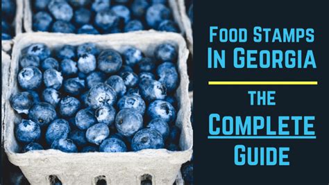 Food stamp participants can use their benefits to buy eligible items online, but not for delivery or services charges. Food Stamps In Georgia - The Complete Guide | Breyer Home ...