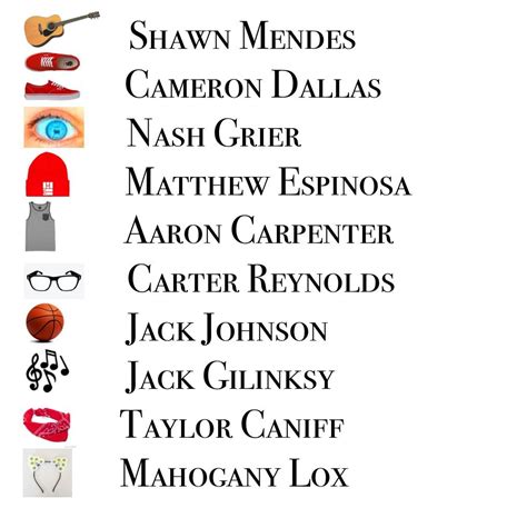 Old Magcon Names With Symbols Clairemmmmm Magcon Shawn Mendes