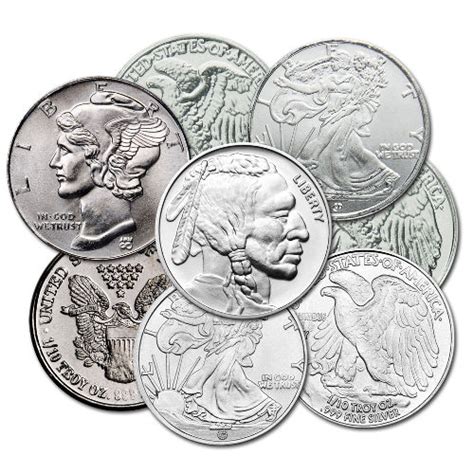 Buy 110 Oz Varied Silver Rounds 999