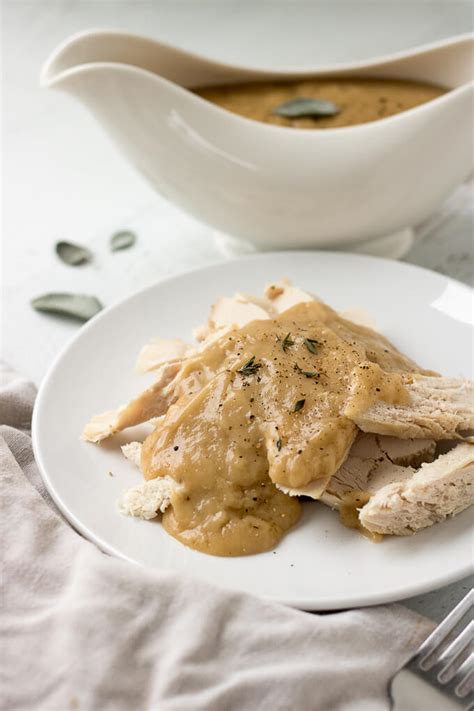 homemade turkey gravy recipe from scratch savory life s little sweets
