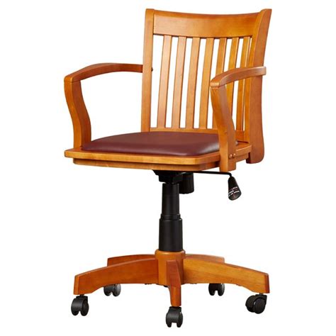 An original antique 1900 s wooden swivel bankers chair. Banker's Chairs You'll Love | Wayfair