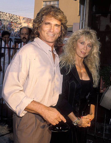 Actor Michael Landon And Wife Cindy Landon Attend Milton Berle S 82nd Birthday Party On July 13