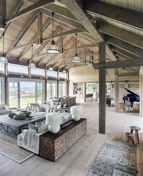 A vaulted ceiling is usually accompanied with windows or skylights, which flood your space with natural light, which is a great advantage. Top 70 Best Vaulted Ceiling Ideas - High Vertical Space ...