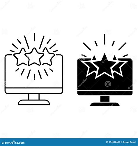 Visual Effects Vector Icon Set. Casting Illustration Sign Collection