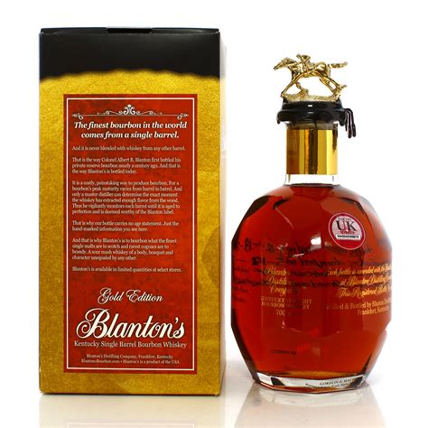 Blantons Gold Edition Single Barrel Auction A36995 The Whisky Shop