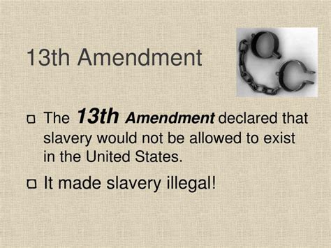 Ppt The 13th 14th And 15th Amendments Powerpoint Presentation Id