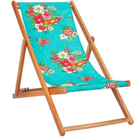 Chaise longue Hanami turquoise Vent de Bohême