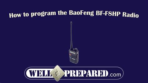 Program The Baofeng Bf F8hp Chirp Software Baofeng F F8hp