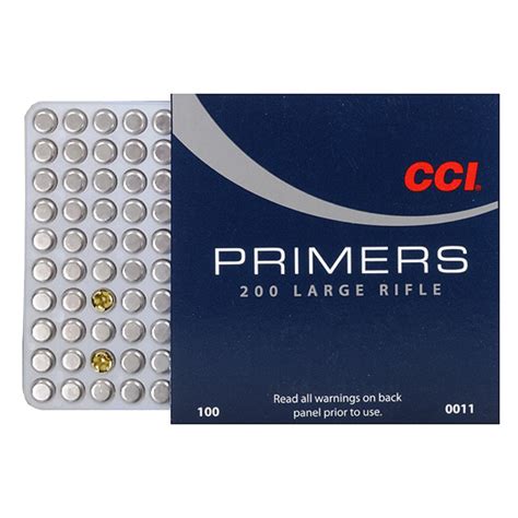 Cci Large Rifle 200 10 Boxes Of 100 Primers 0011