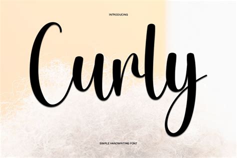 Curly Font By Harlek Studio Creative Fabrica