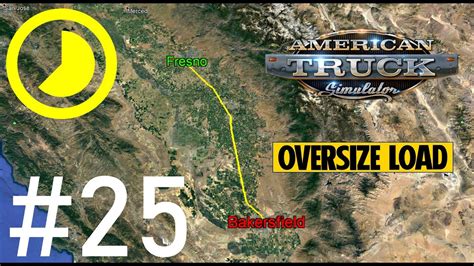 ✚ how far is it from bakersfield to fresno? ATS - Time-laspe #25 - Fresno (CA) → Bakersfield (CA) 🇺🇸 ...