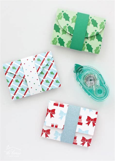 Diy Gift Card Holders With Printable Template The Homes I Have Made