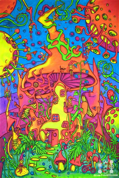 Trippy Mushroom Wallpapers WallpaperSafari