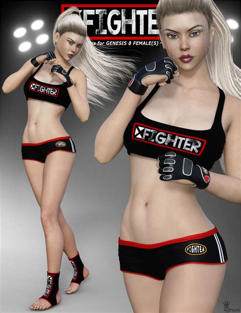 X Fighter Poses For Genesis 8 Female Daz 3d