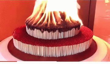 Asian family blowing candles on a birthday cake at home birthday cake decoration using yam burning candle Cake Matches GIF - Cake Matches Burn - Discover & Share GIFs