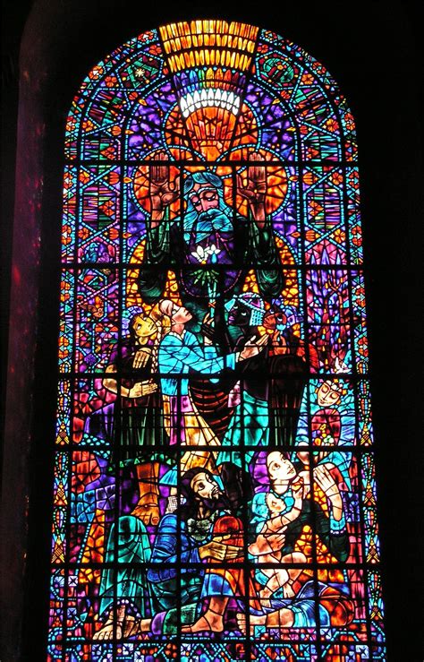 Cathedral glass with a rolled bumpy, rough texture on one surface of the glass. Pin by Bible Museum: Greatsite.com on Stained Glass ...