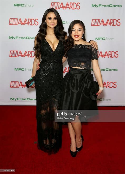 Adult Film Actresses Eliza Ibarra And Kendra Spade Attend The 2019