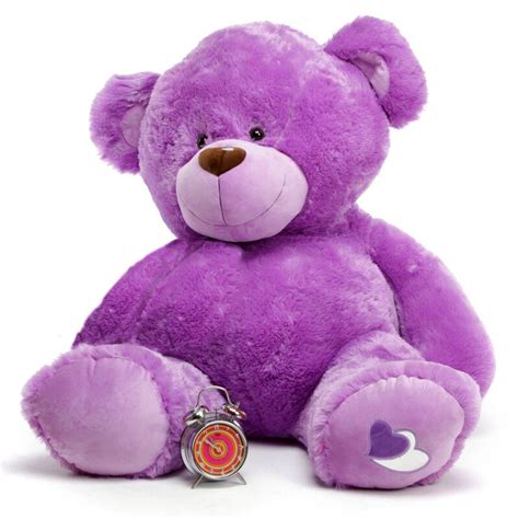 Ms Sewsie Big Love 56 Lavender Giant Teddy Bear Purple Huge