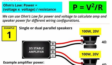 wiring speakers in series vs parallel