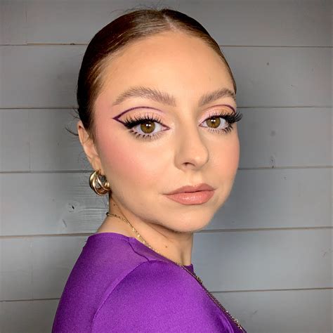 Purple Eyeliner Glitter Makeup Look Tutorial Charlotte Tilbury