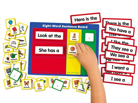 Magnetic Sight Word Sentence Board At Lakeshore Learning