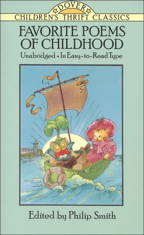 Favorite Poems Of Childhood Dover Publications 9780486270890