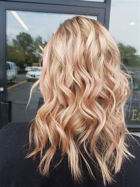 rose gold blonde gold blonde hair rose gold hair blonde blonde hair fade