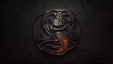 Cobra Kai Logo Wallpapers Wallpaper Cave