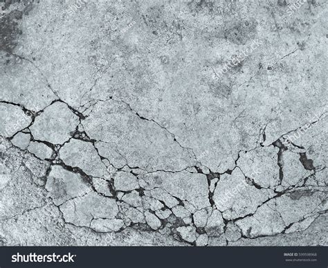 Close Cracked Concrete Floor Texture Stock Photo 599598968 Shutterstock