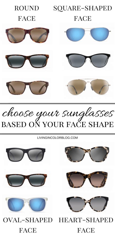 How To Choose Sunglasses That Compliment Your Face Shape Living In Color