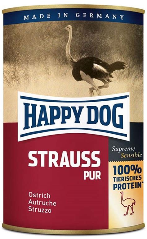 Happy Dog Supreme Sensible Strauss Pur Puszka Dla Psa Tofivet