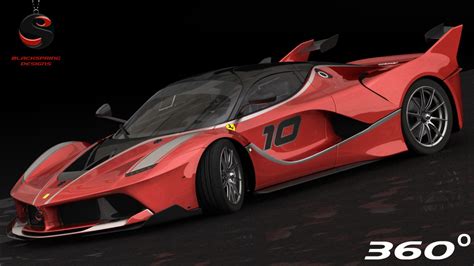 3d racing enzo ferrari car automotive vehicle, available in obj, fbx, blend, ready for 3d animation and other 3d projects ferrari fxx k 2016 3d model