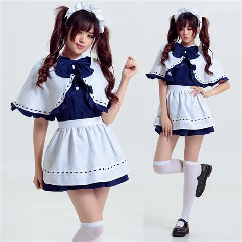 2019 sexy adult japanese anime maid cosplay costumes with a small shawl maid cos women s stage