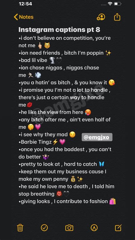 54 Baddie Ig Quotes