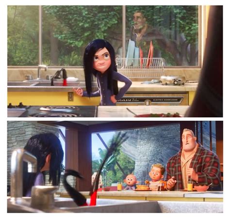 Jack Jack Dash And Bob Watching Violet Destroying Her Super Suit Incredibles 2 Incredibles2