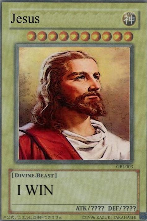 Jesus Pokemon Card