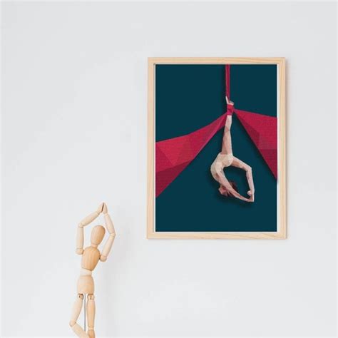 Aerial Silks Poster Etsy