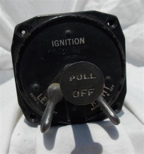 Aircraft Ignition Switch Used In The Grumman S 2 Tracker Multi Engine