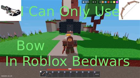 Roblox Bedwars I Can Only Use Bow Part 2 Youtube