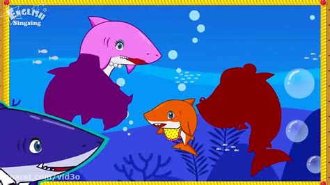 Baby Shark English Cartoon Nursery Rhyme Video Kids Song With