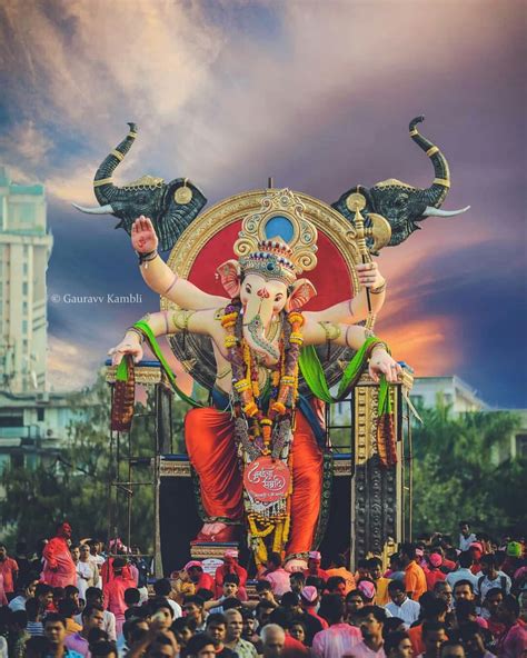 Mumbai Cha Samrat Ganesh Wallpaper Ganesh Chaturthi Images Lord