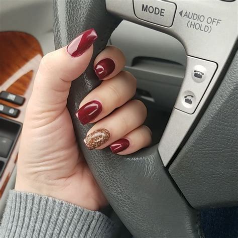 Alles für nageldesign, nagelmodellage und maniküre. Fall short coffin nails | Fall gel nails, Acrylic nails ...