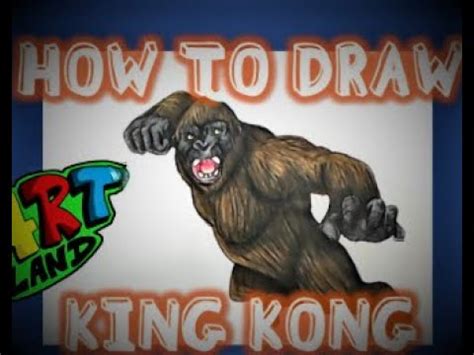 How To Draw King Kong Easy Drawing PRO SKETCHES YouTube