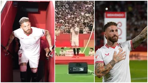 Sergio Ramos Over 22 000 Fans Watch Real Madrid Legend Cry In Sevilla