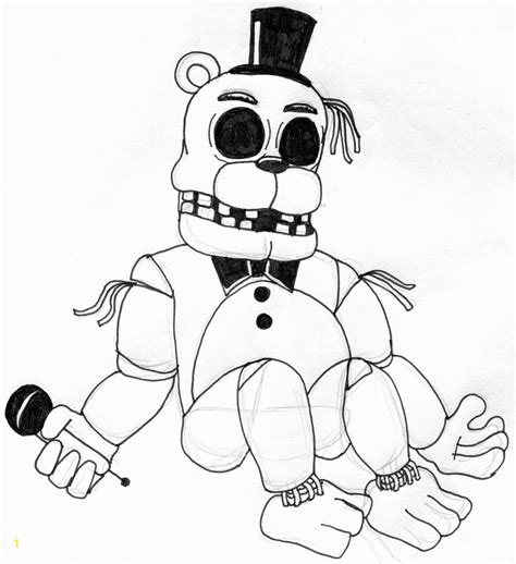 Five Nights Of Freddy Baby Coloring Pages Coloring Pages