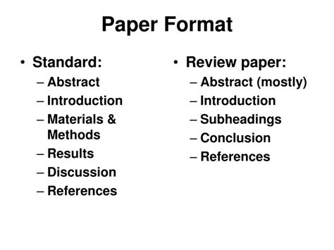 Ppt How To Write A Scientific Paper Powerpoint Presentation Free