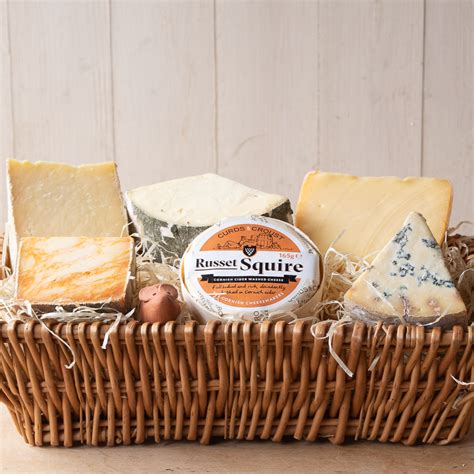 Cheese T Hampers Cornish Cheese T Basket West Country Cheese