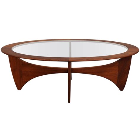 Mid Century Modern Oval Coffee Table By Vb Wilkins For G Plan At