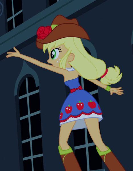 2055337 Applejack Bare Shoulders Cropped Equestria Girls